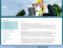 Tablet Screenshot of iag-mainz.de